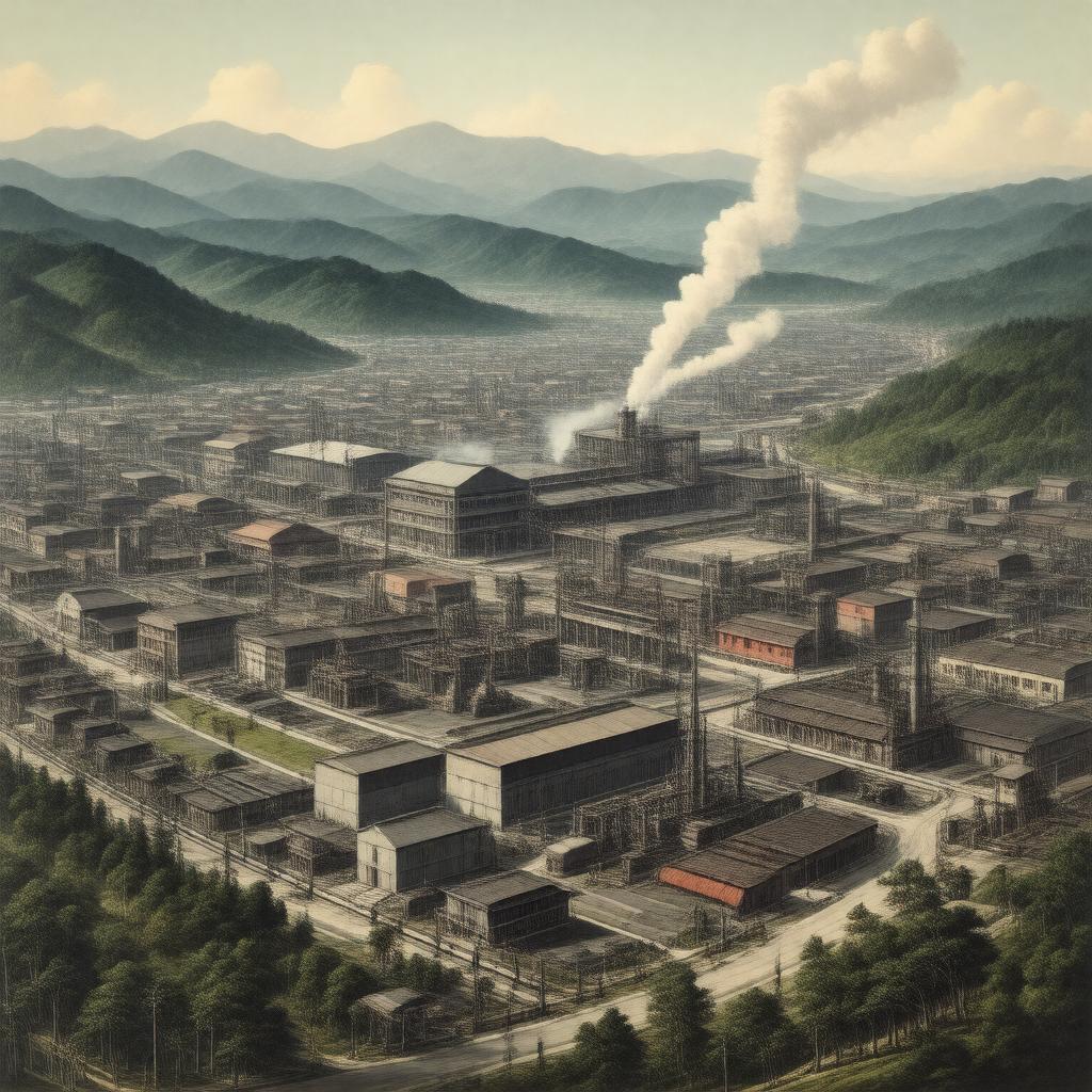 Click to view larger image AI-created image of Sites of Japan’s Meiji Industrial Revolution