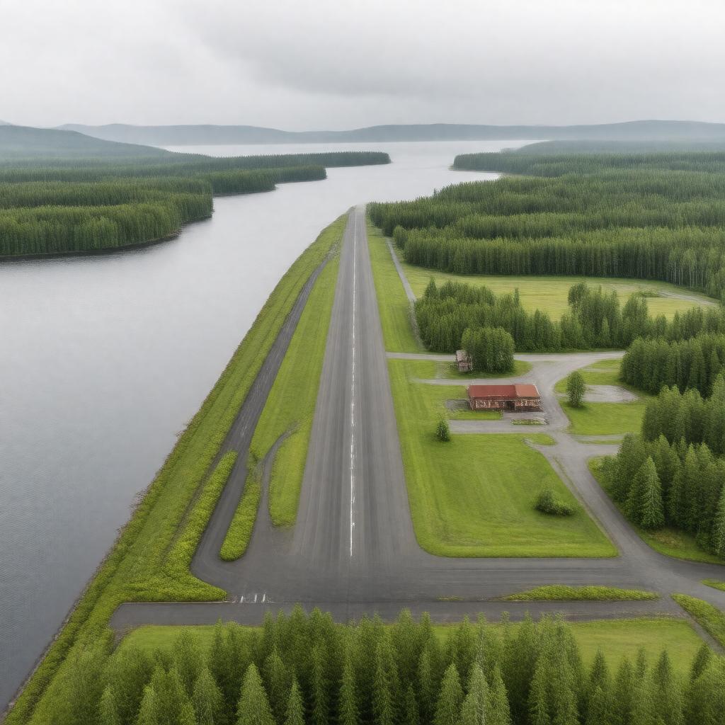 AI-created image of Sitka Rocky Gutierrez Airport