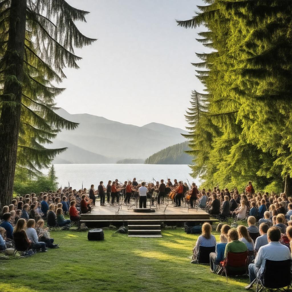 AI-created image of Sitka Summer Music Festival