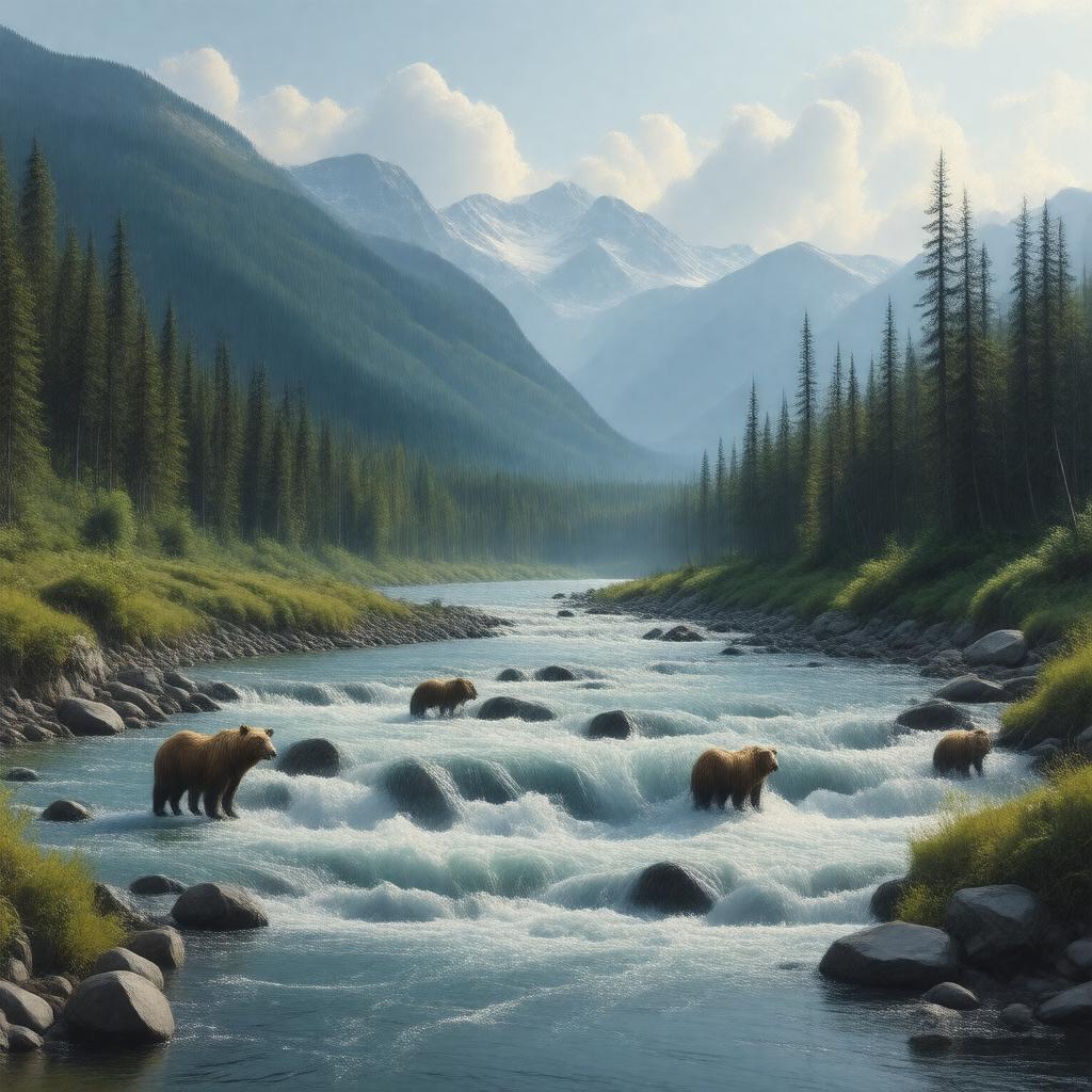 AI-created image of Situk River
