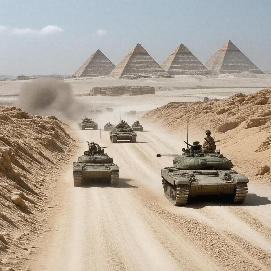 AI-created image of Six-Day War