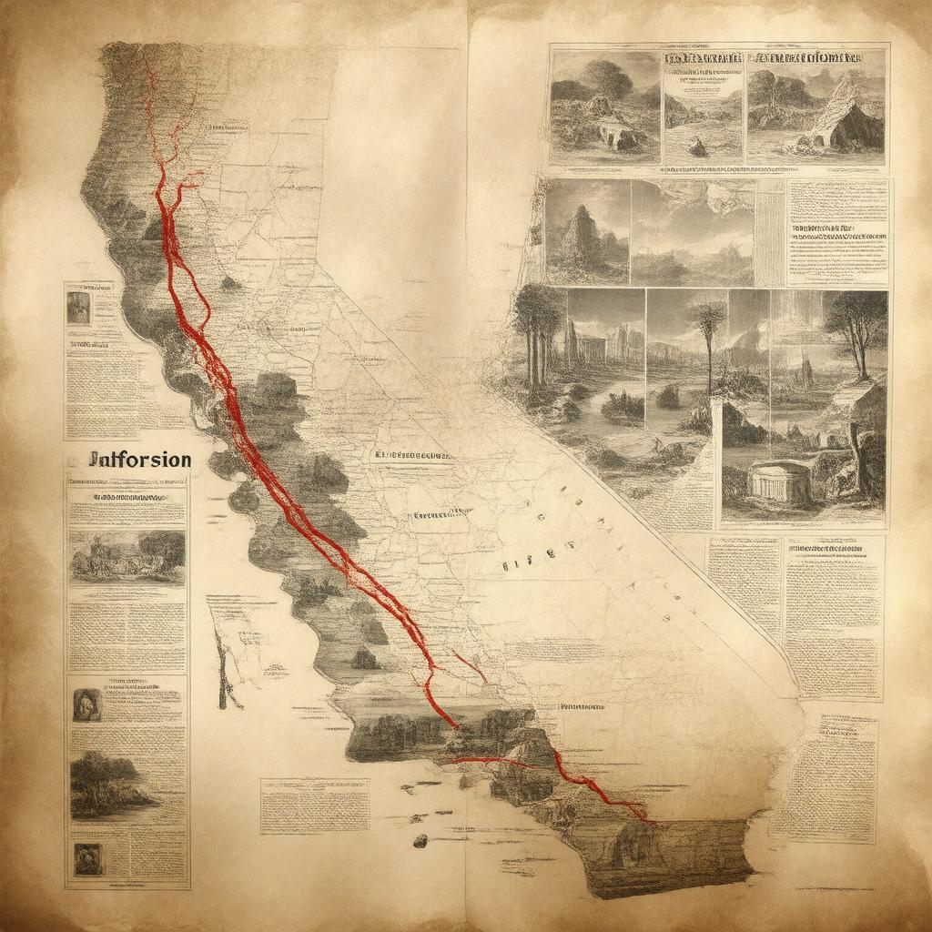 AI-created image of Six Californias initiative