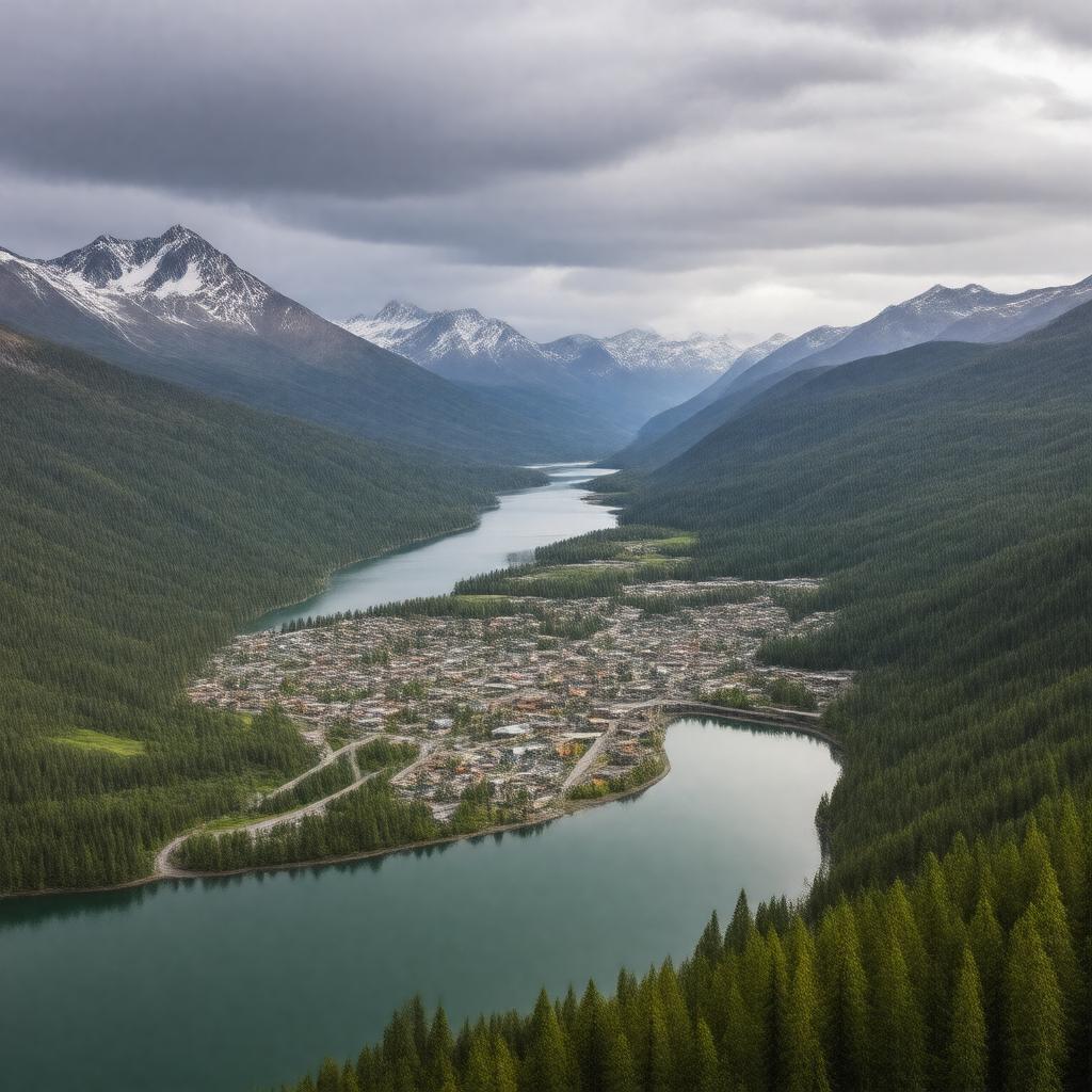 AI-created image of Skagway Borough