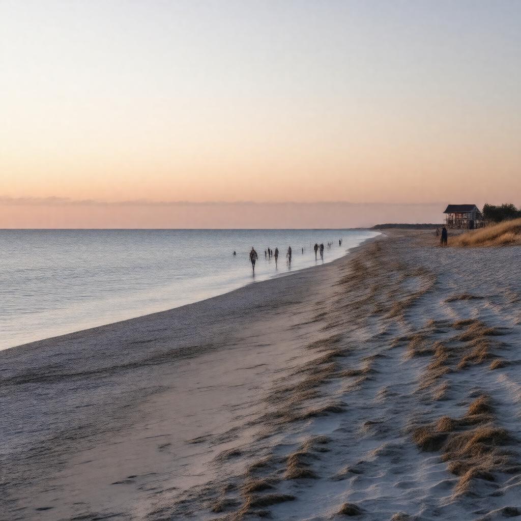 AI-created image of Skaket Beach