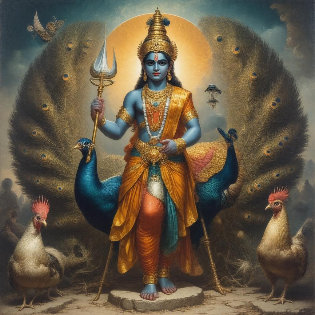 AI-created image of Skanda