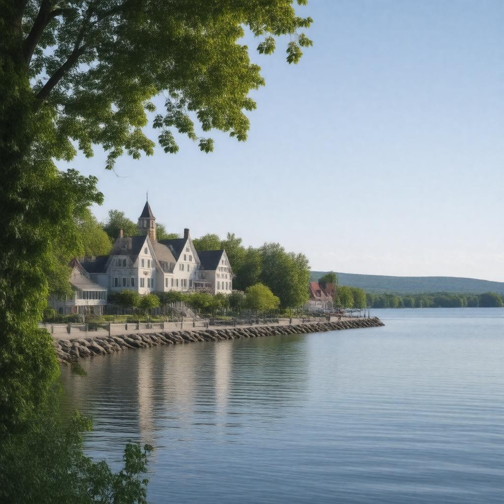 Click to view larger image AI-created image of Skaneateles, New York, United States