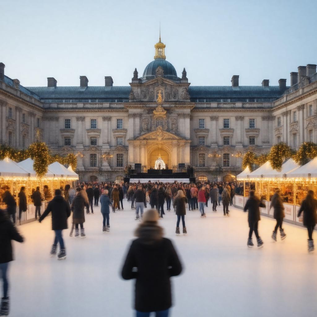 AI-created image of Skate at Somerset House