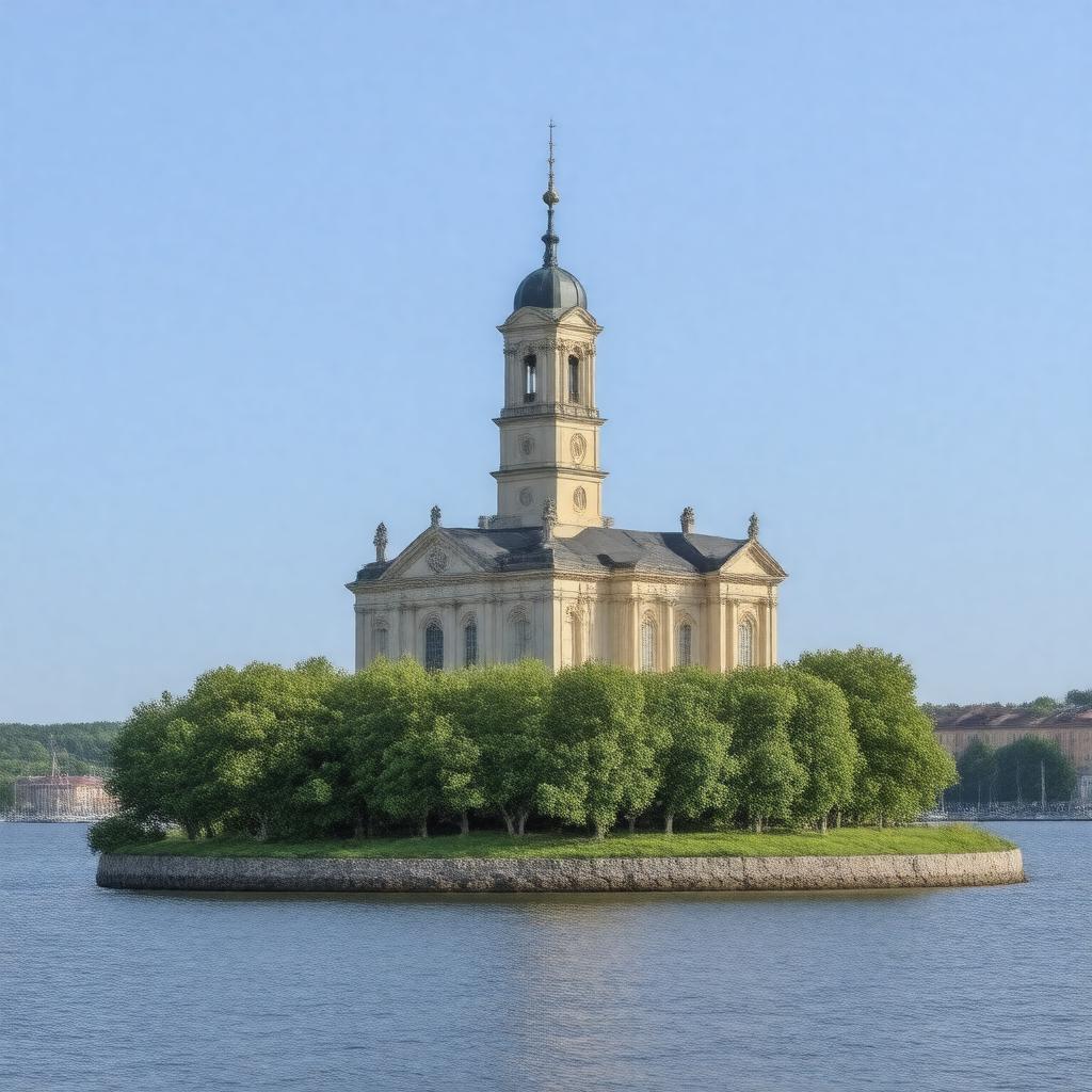 Click to view larger image AI-created image of Skeppsholmskyrkan