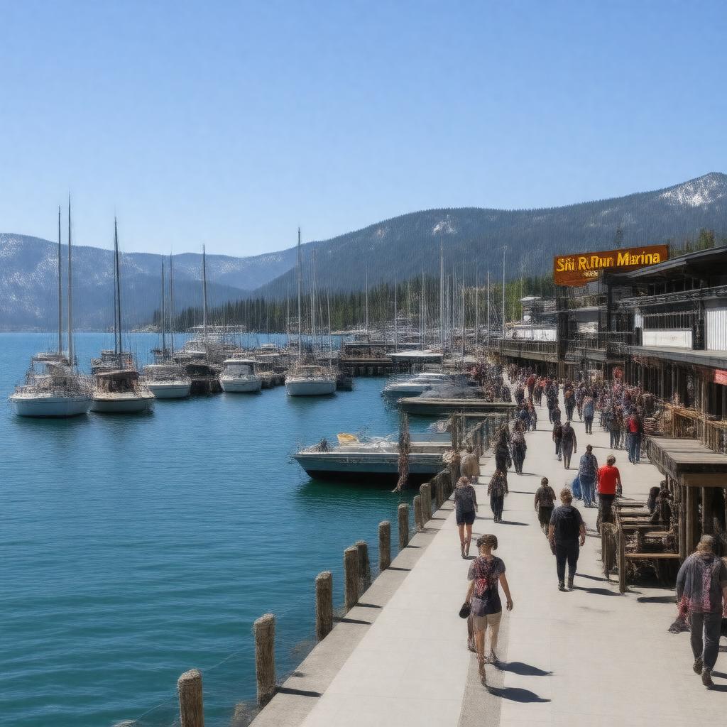 Click to view larger image AI-created image of Ski Run Marina