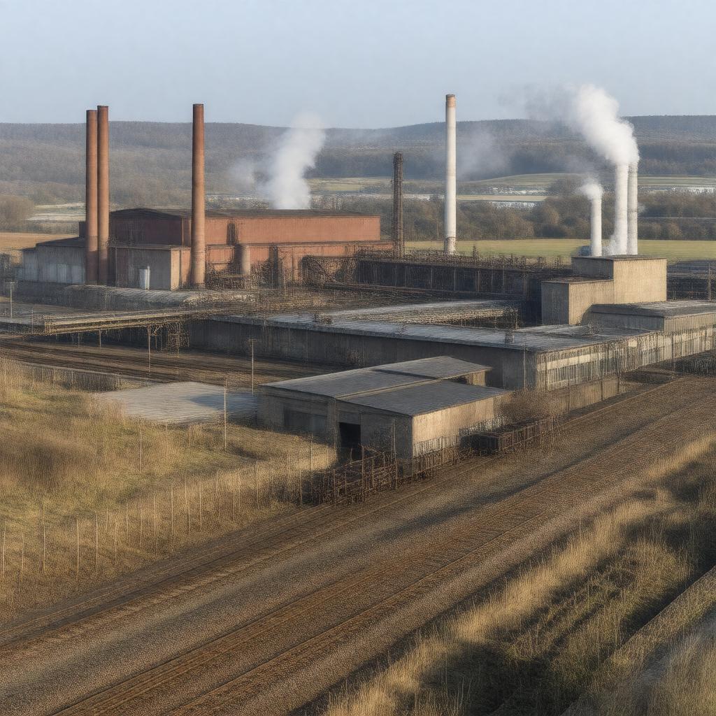 AI-created image of Skinningrove Special Sections Mill