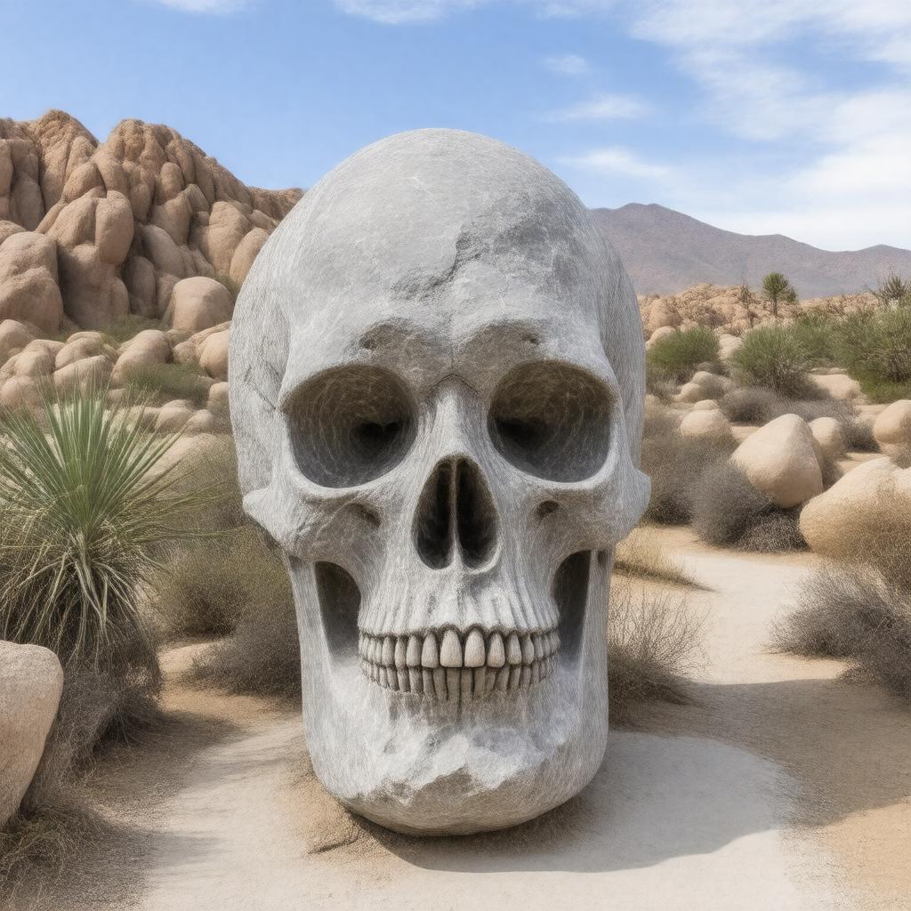 AI-created image of Skull Rock
