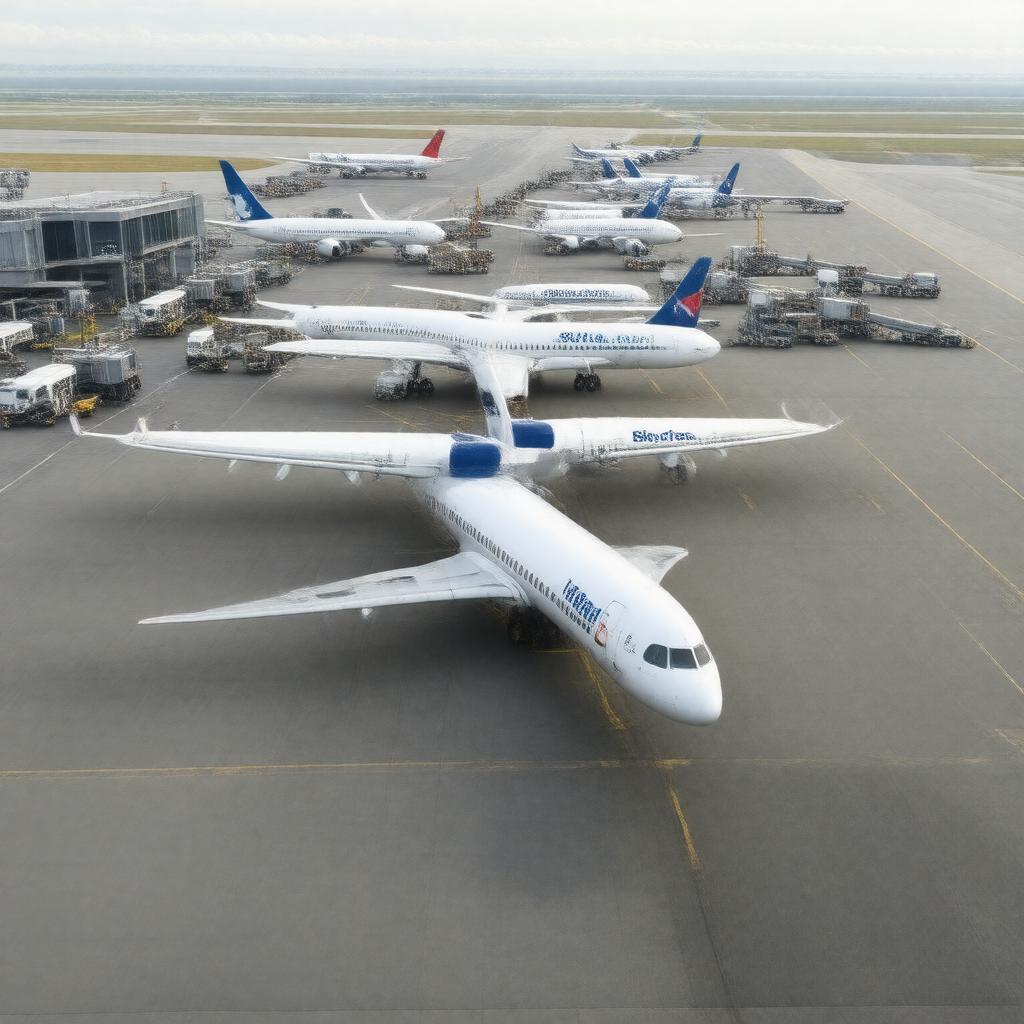 AI-created image of SkyTeam airlines