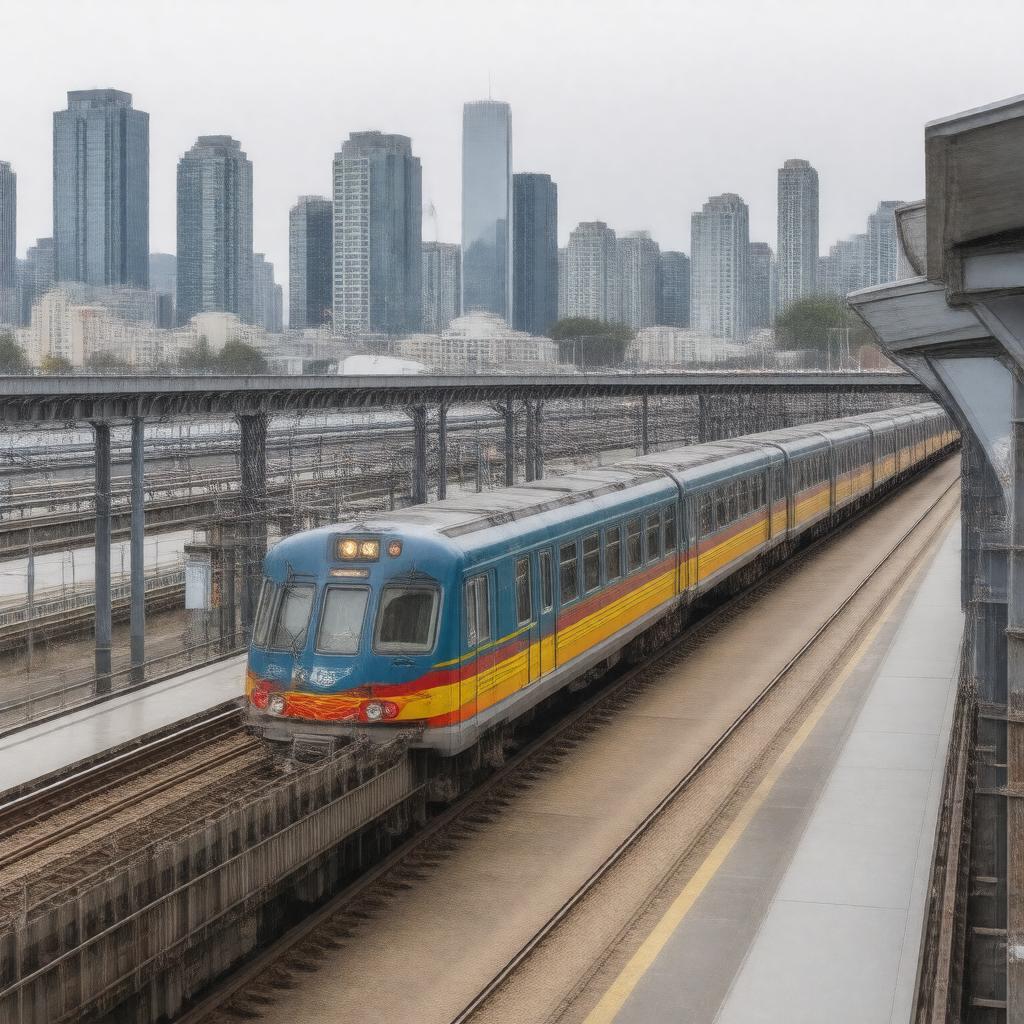 AI-created image of SkyTrain