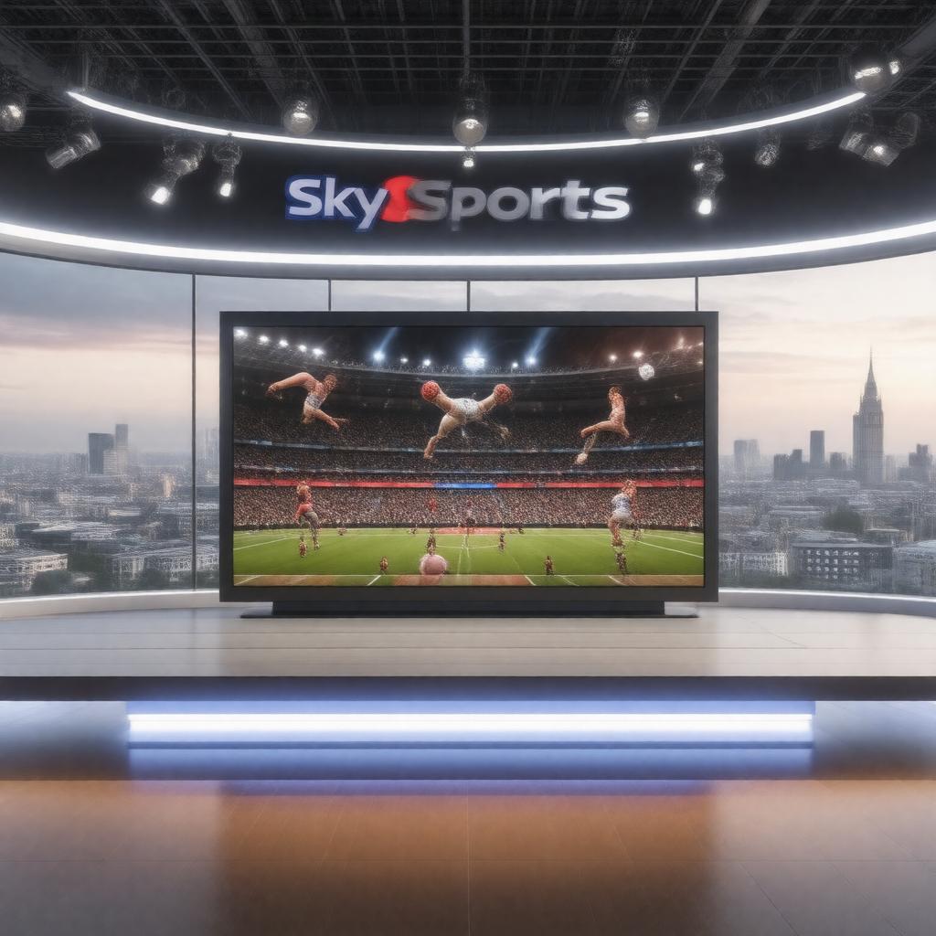 Click to view larger image AI-created image of Sky Sports Arena