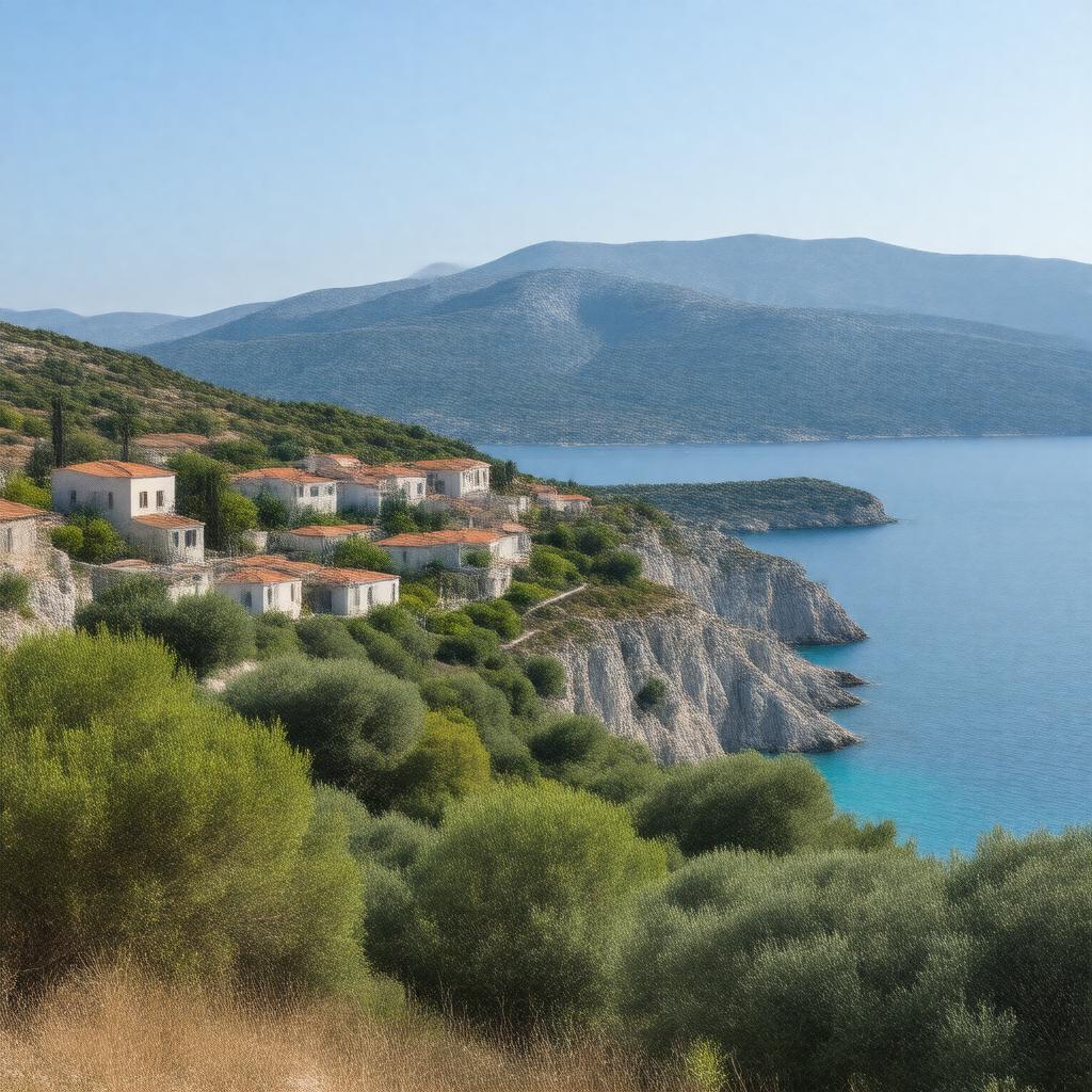 AI-created image of Skyros, Greece