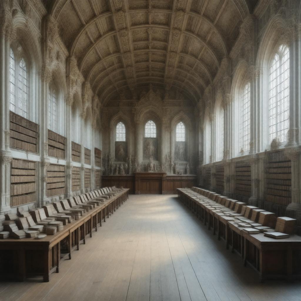 AI-created image of Slade Professor of Fine Art, Oxford