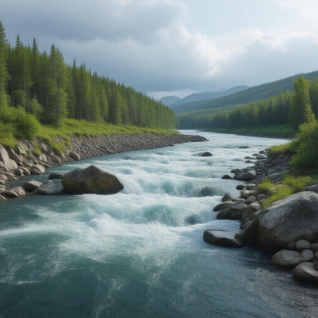 AI-created image of Slave River