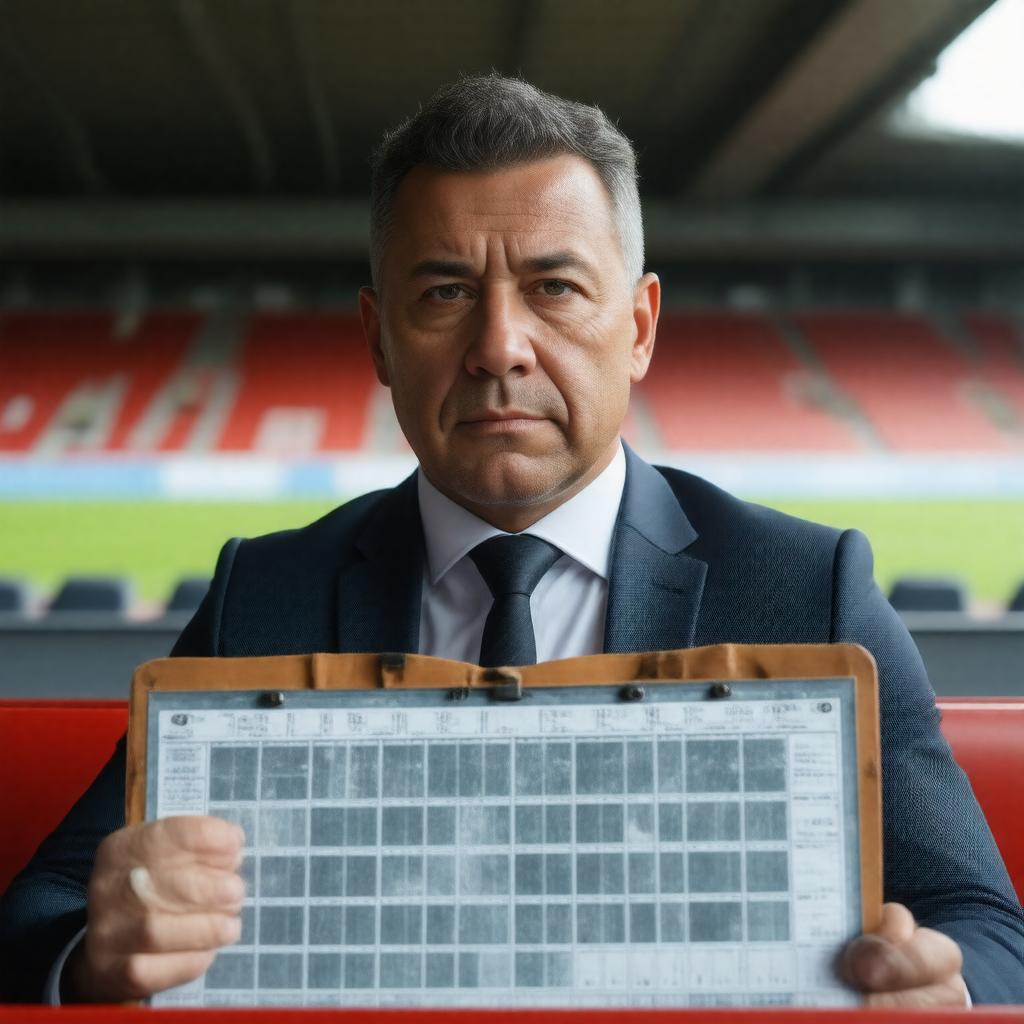 AI-created image of Slaviša Jokanović