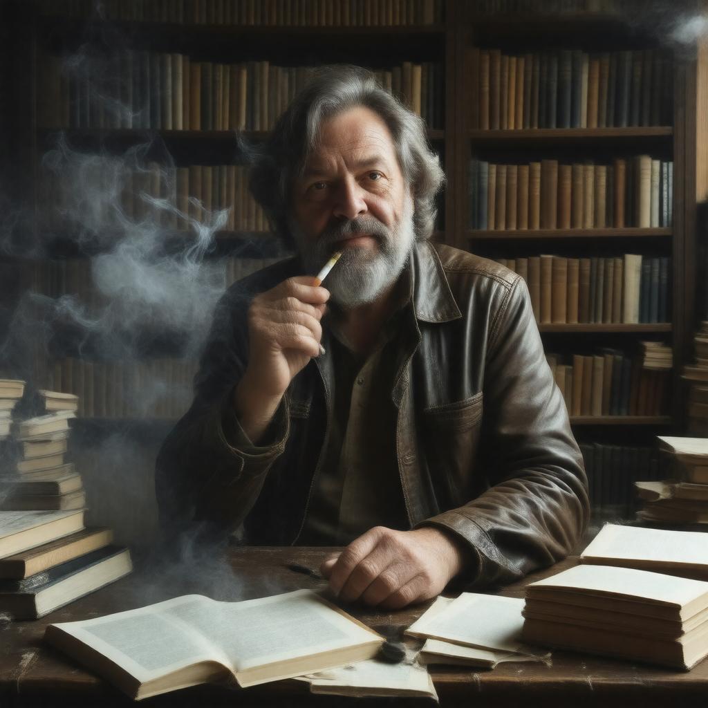 AI-created image of Slavoj Žižek