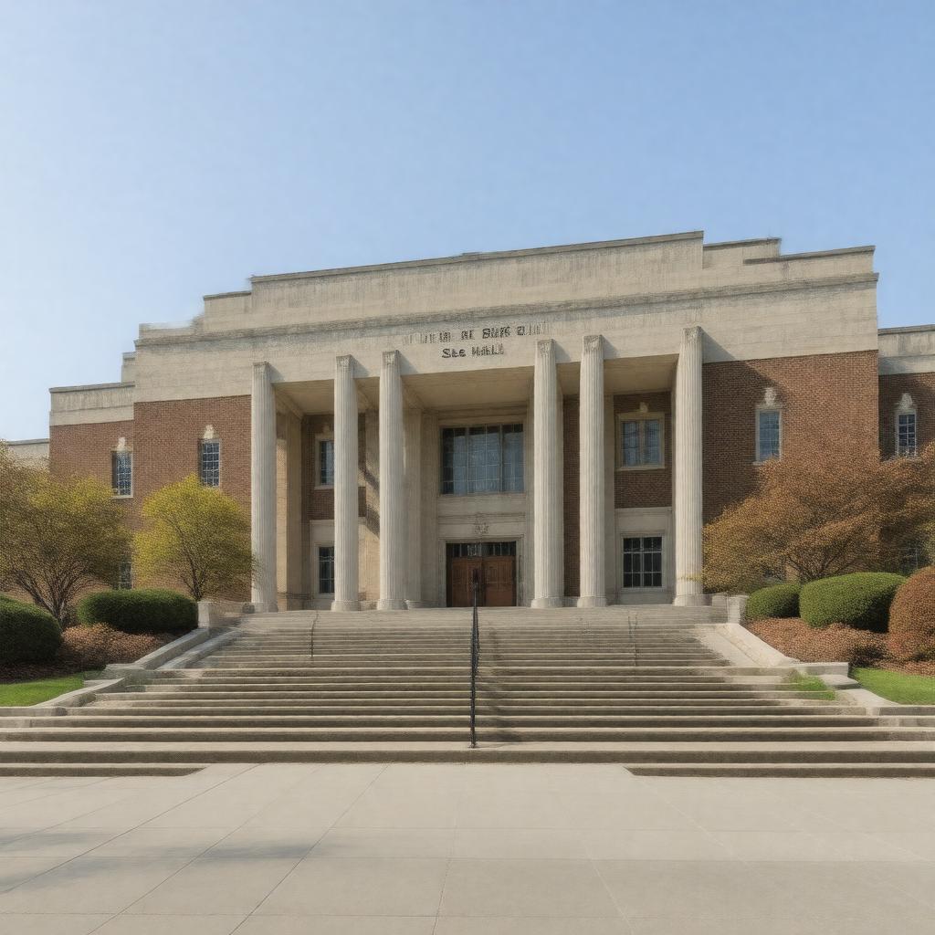 AI-created image of Slee Hall