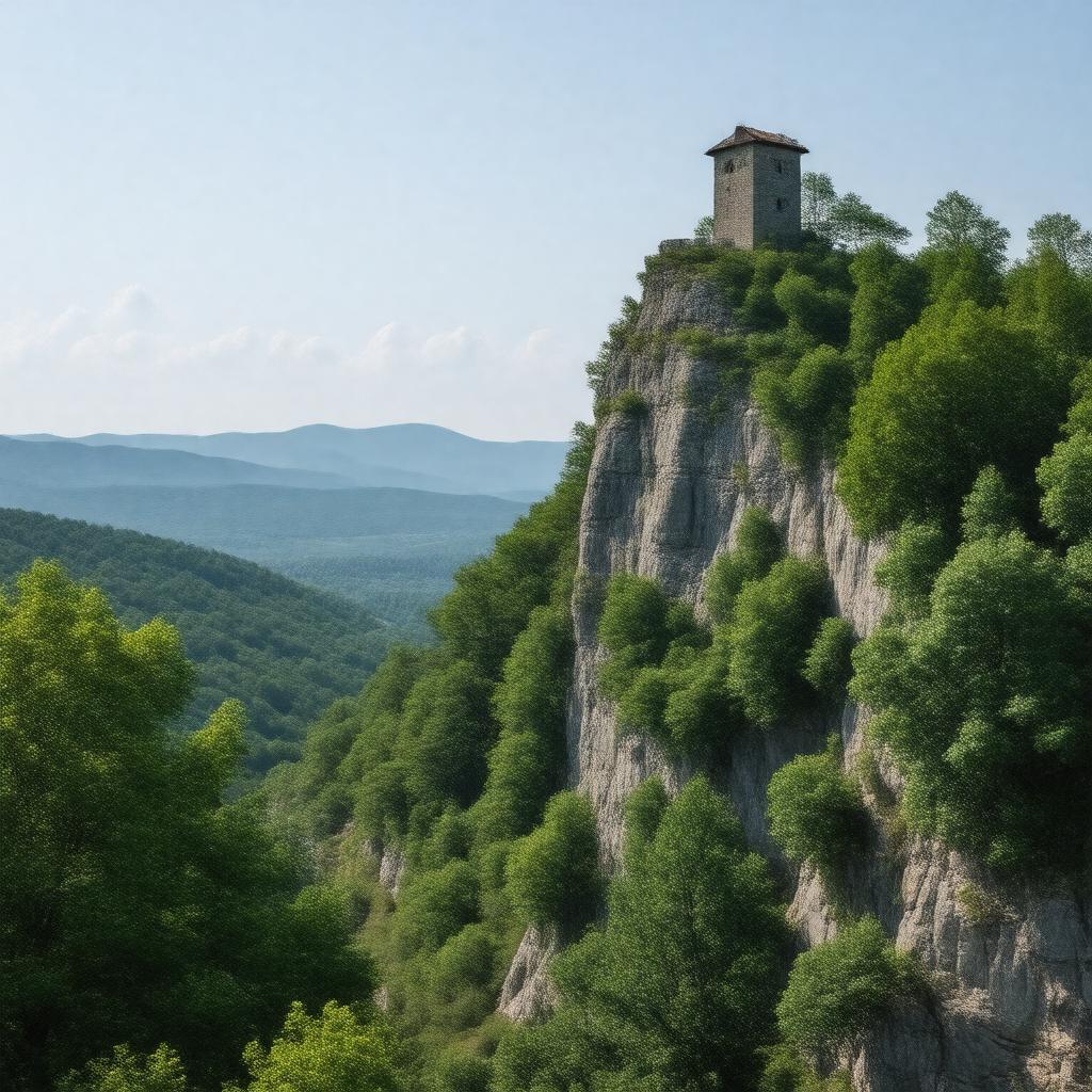 AI-created image of Sleeping Giant State Park