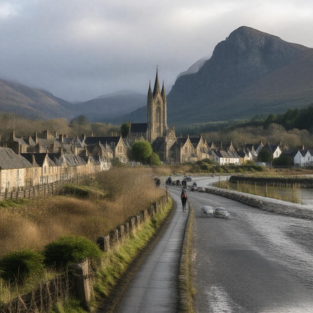 AI-created image of Sligo, Ireland