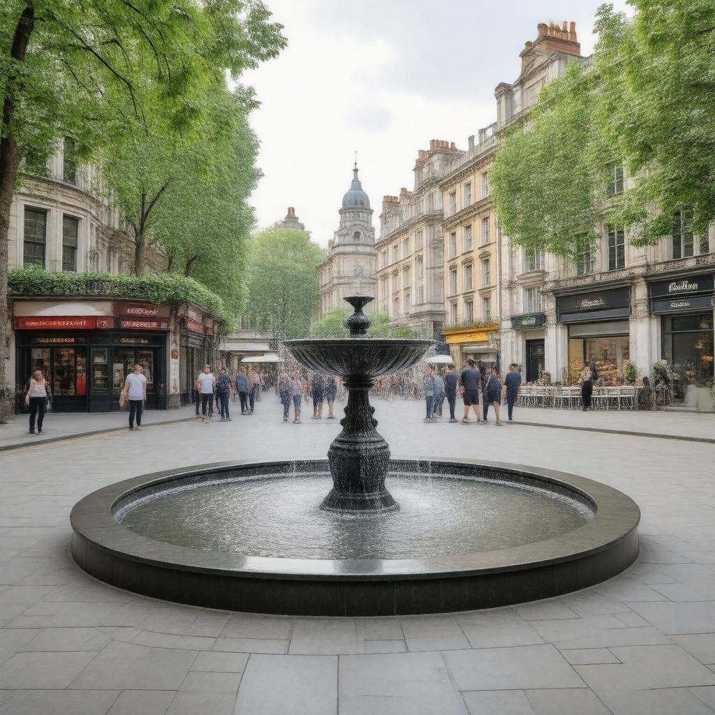 Click to view larger image AI-created image of Sloane Square
