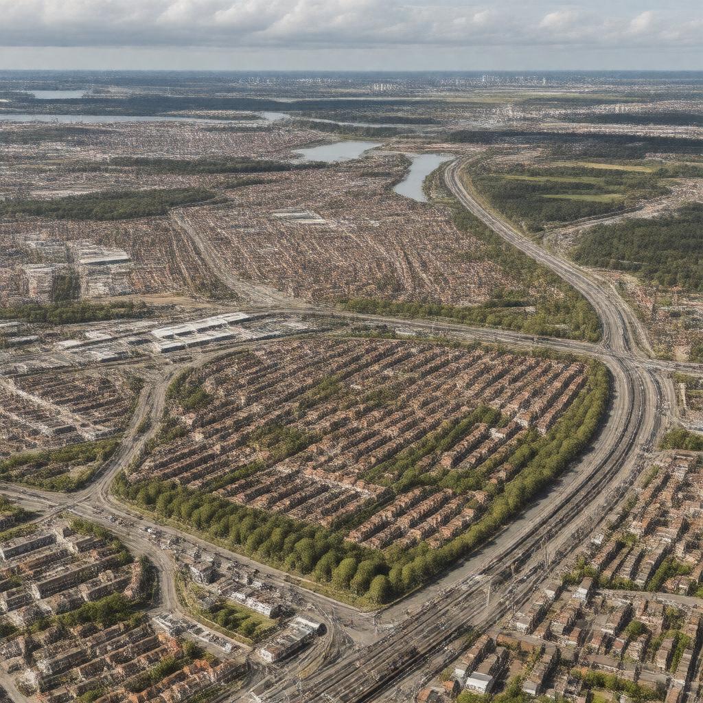 AI-created image of Slough, England