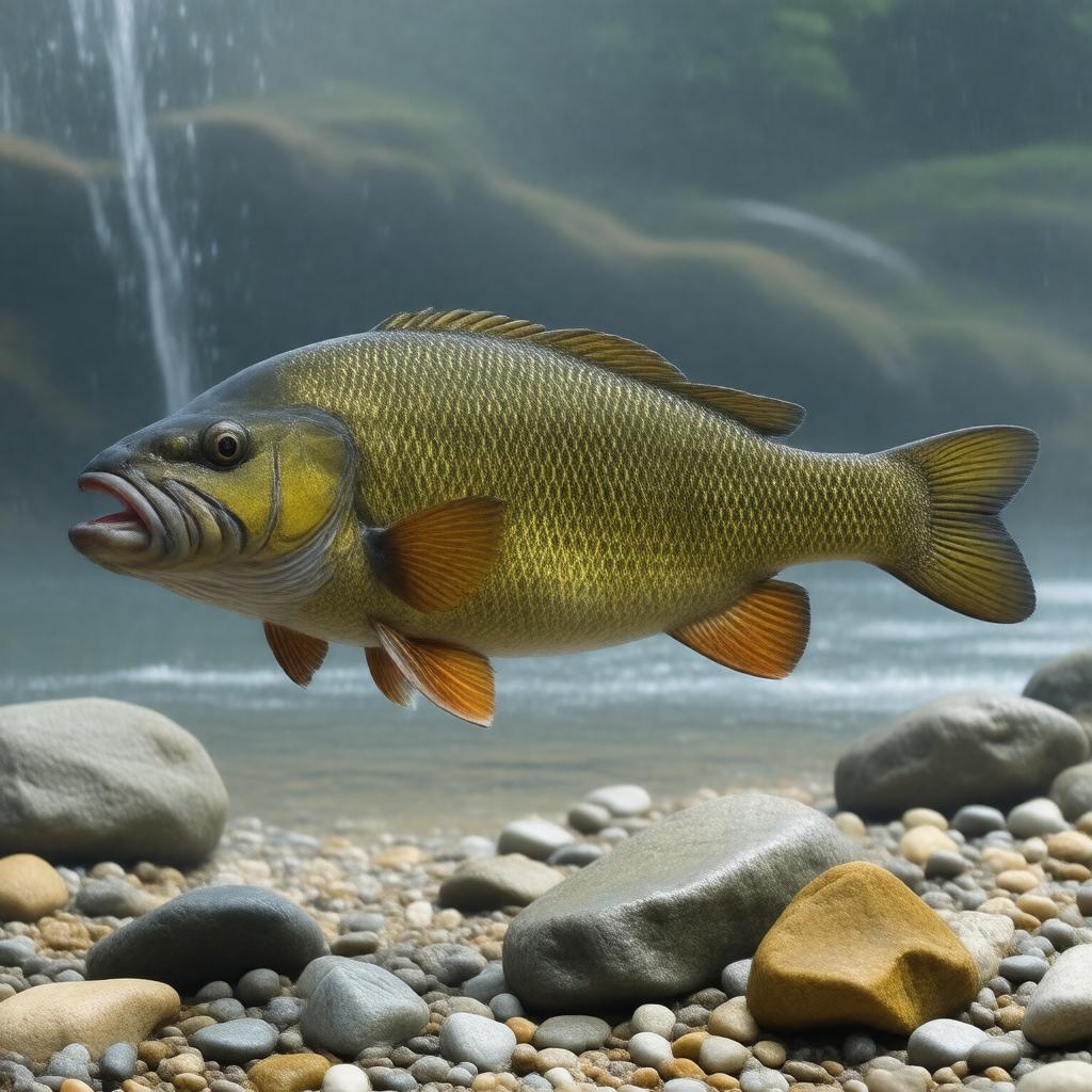 AI-created image of Smallmouth bass