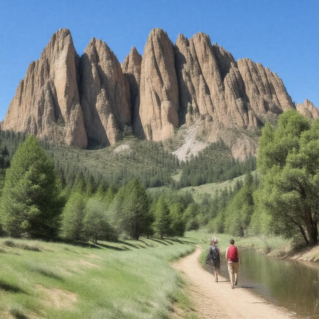Click to view larger image AI-created image of Smith Rock