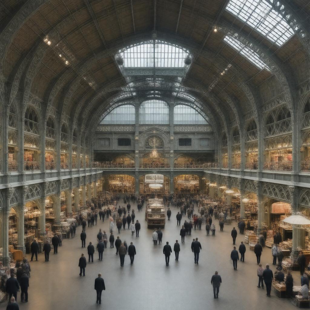 AI-created image of Smithfield Market