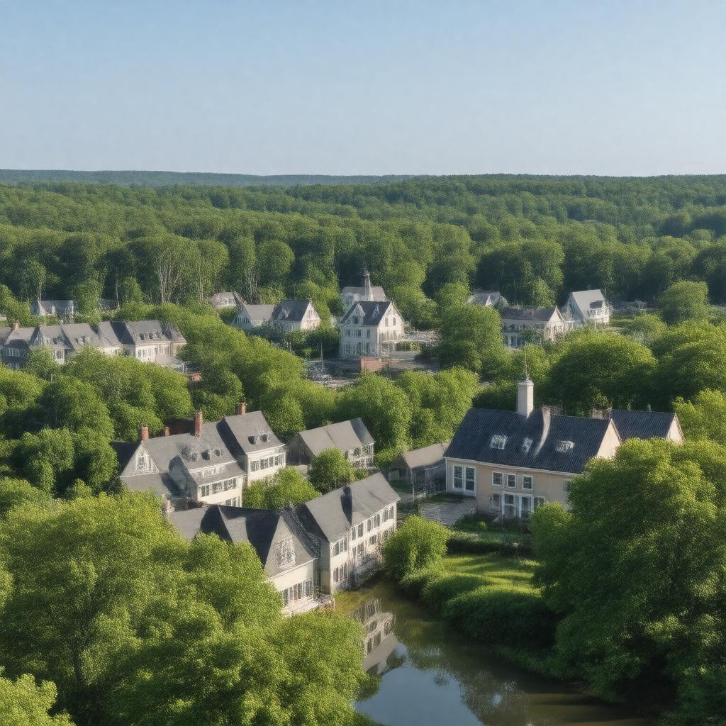 Click to view larger image AI-created image of Smithfield, Rhode Island