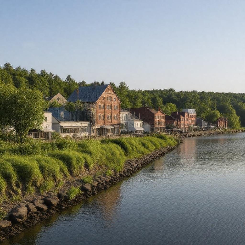 AI-created image of Smiths Falls