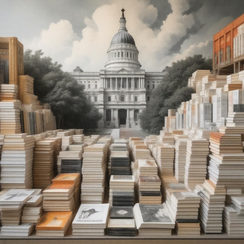 AI-created image of Smithsonian Books