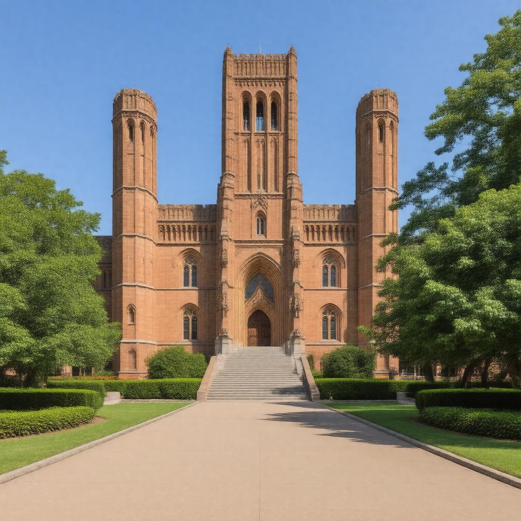 AI-created image of Smithsonian Castle