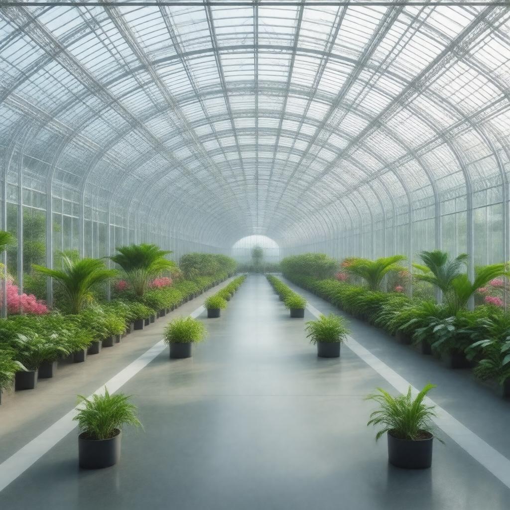 AI-created image of Smithsonian Greenhouses