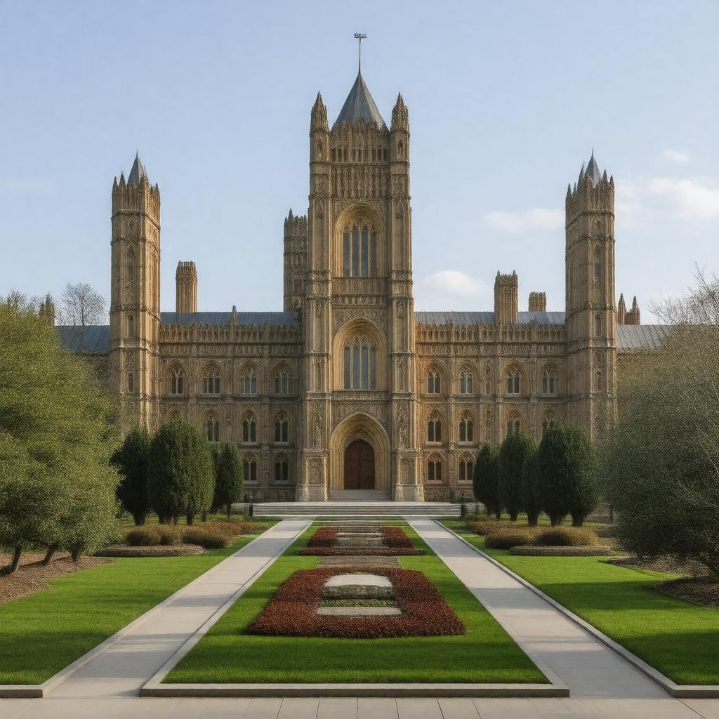 AI-created image of Smithsonian Institution Building