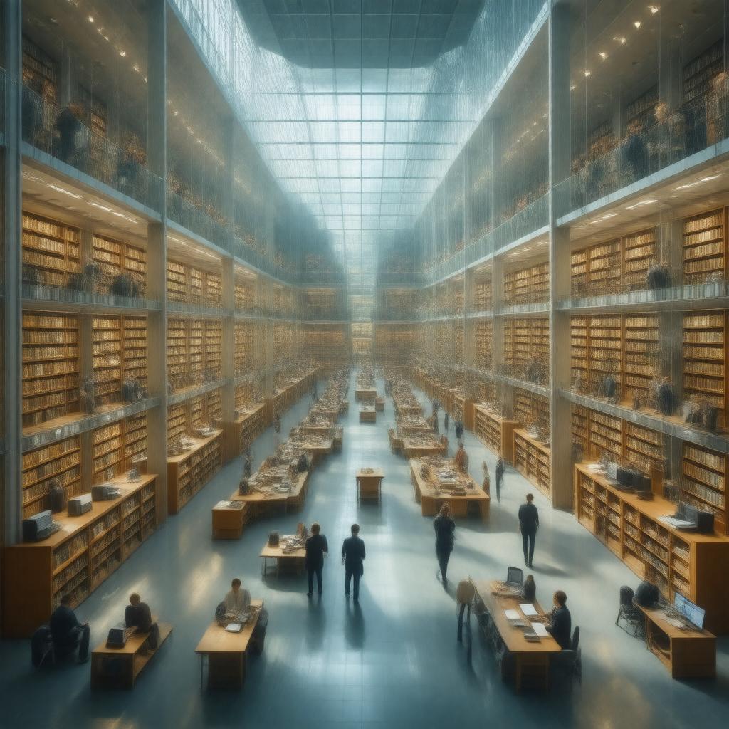 AI-created image of Smithsonian Libraries and Archives