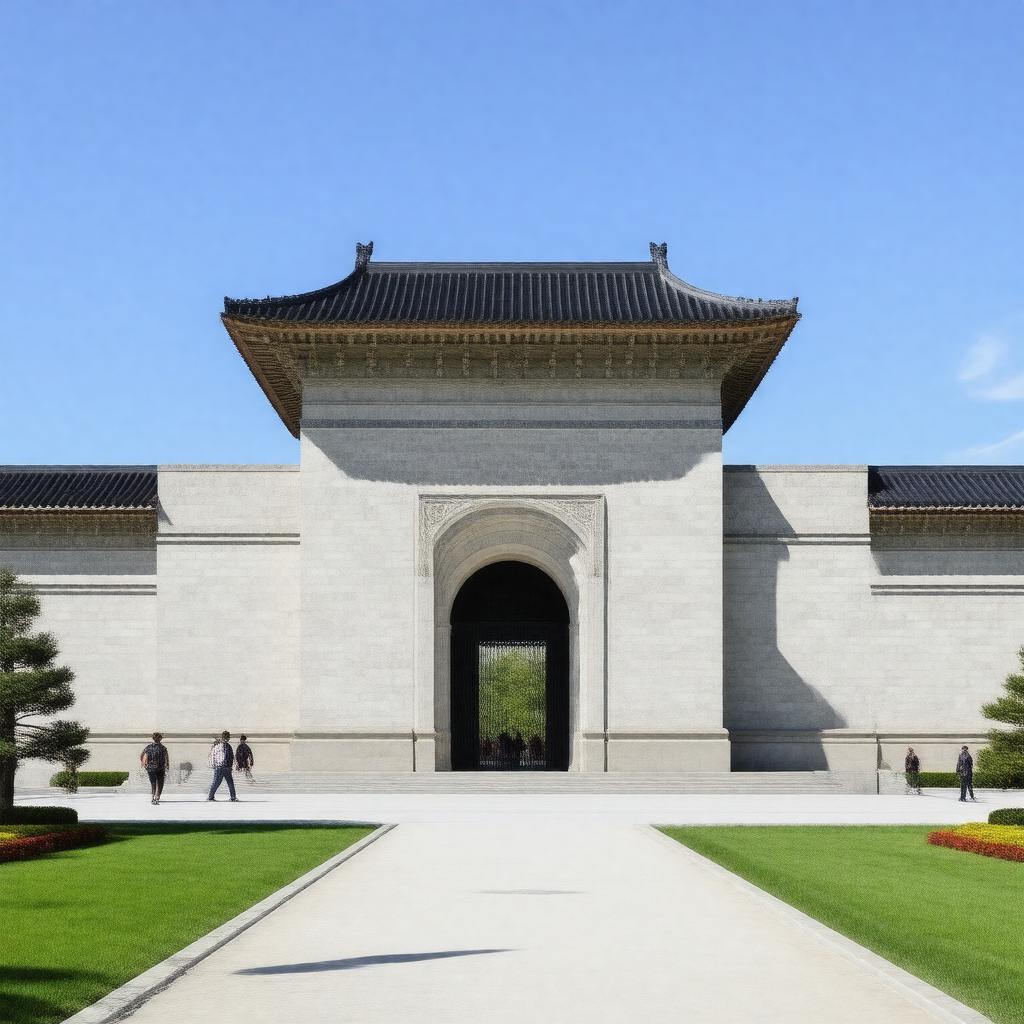 AI-created image of Smithsonian National Museum of Asian Art