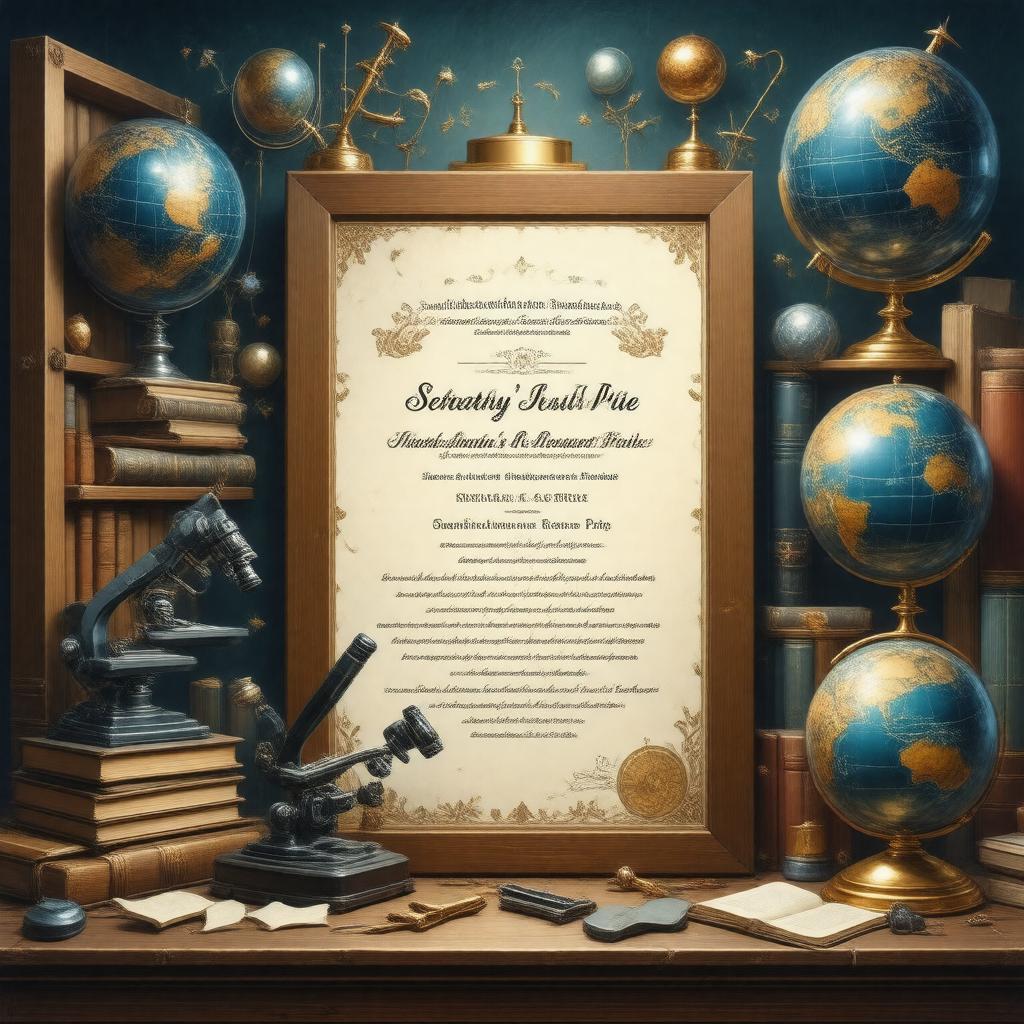 Click to view larger image AI-created image of Smithsonian Secretary's Research Prize
