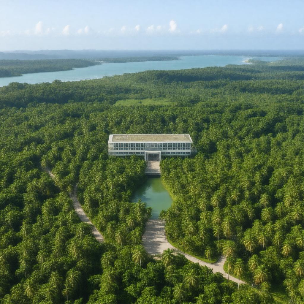 AI-created image of Smithsonian Tropical Research Institute
