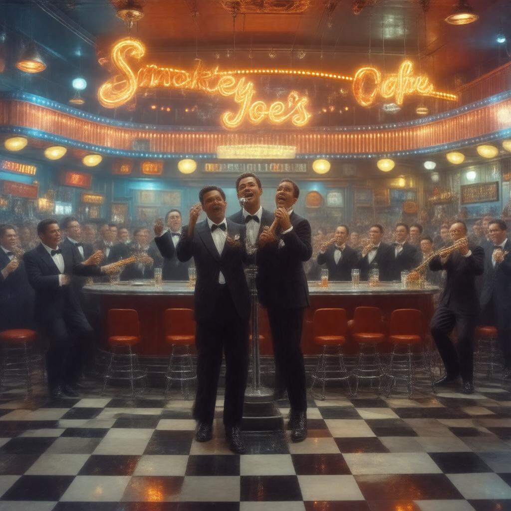 AI-created image of Smokey Joe's Cafe
