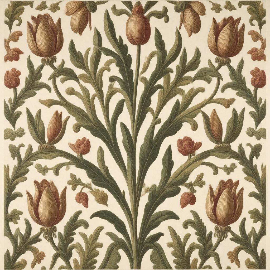 AI-created image of Snakeshead textile