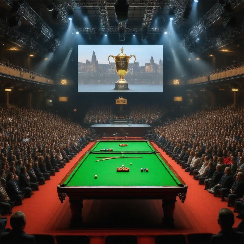 AI-created image of Snooker World Championship