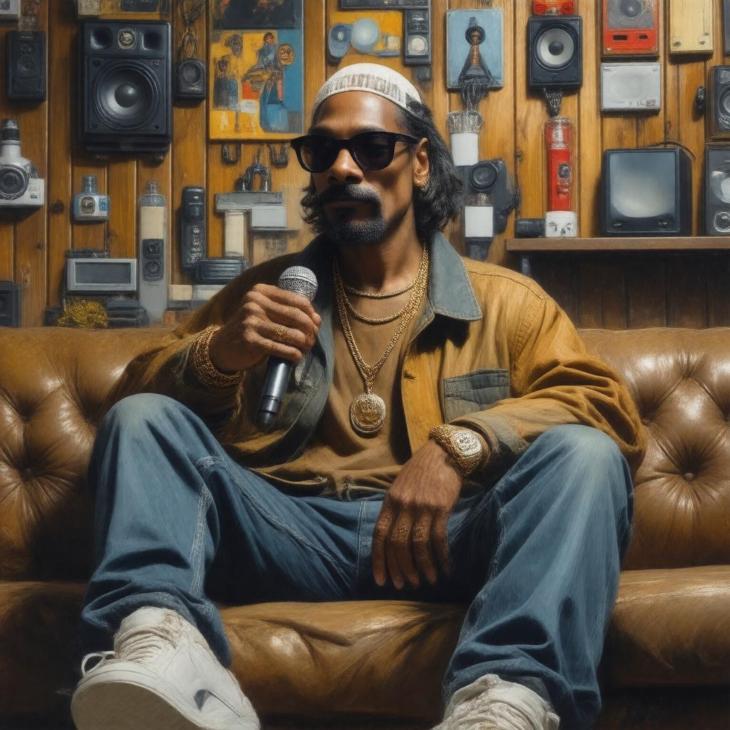 AI-created image of Snoop Dogg