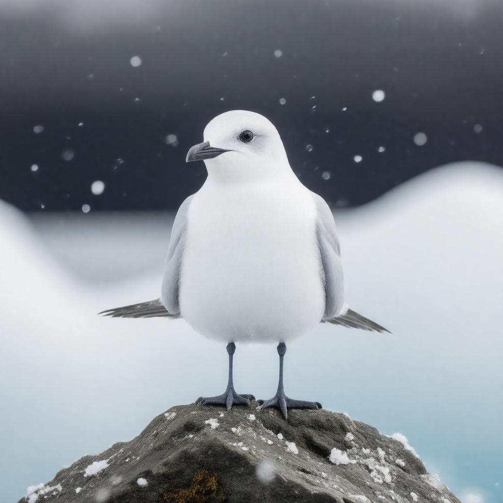 AI-created image of Snow petrel