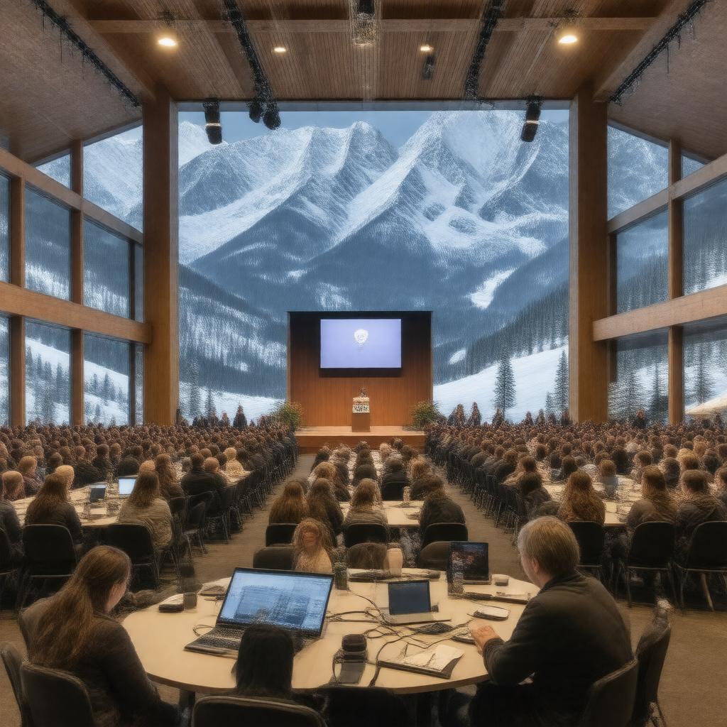 Click to view larger image AI-created image of Snowbird Conference