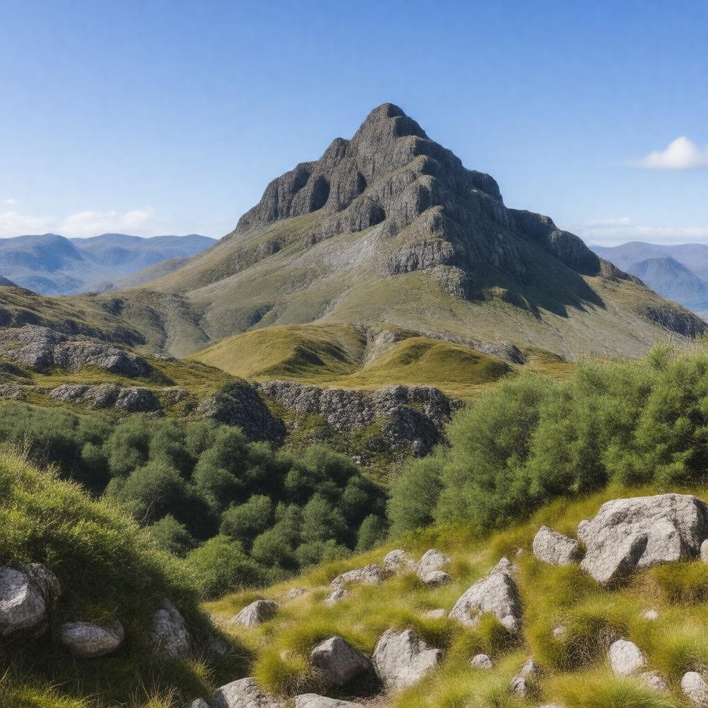 AI-created image of Snowdon