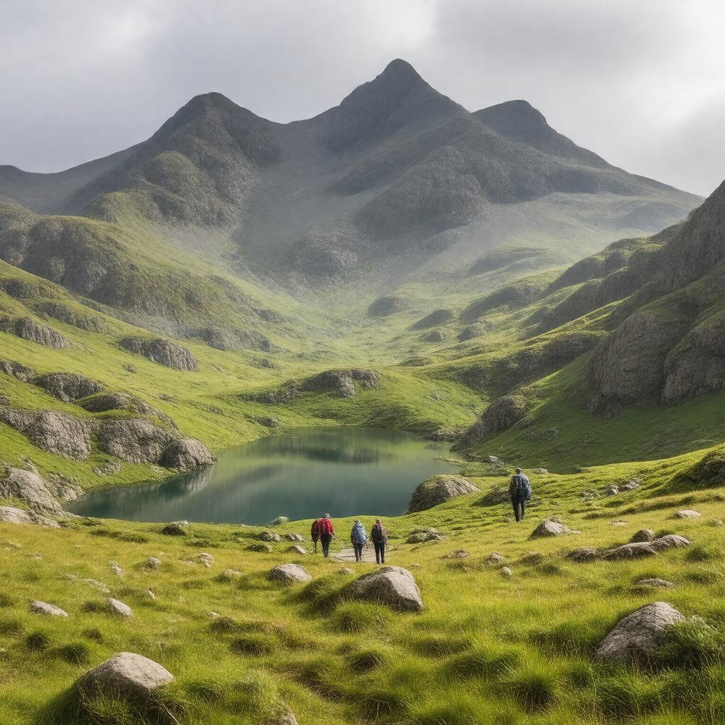 AI-created image of Snowdonia