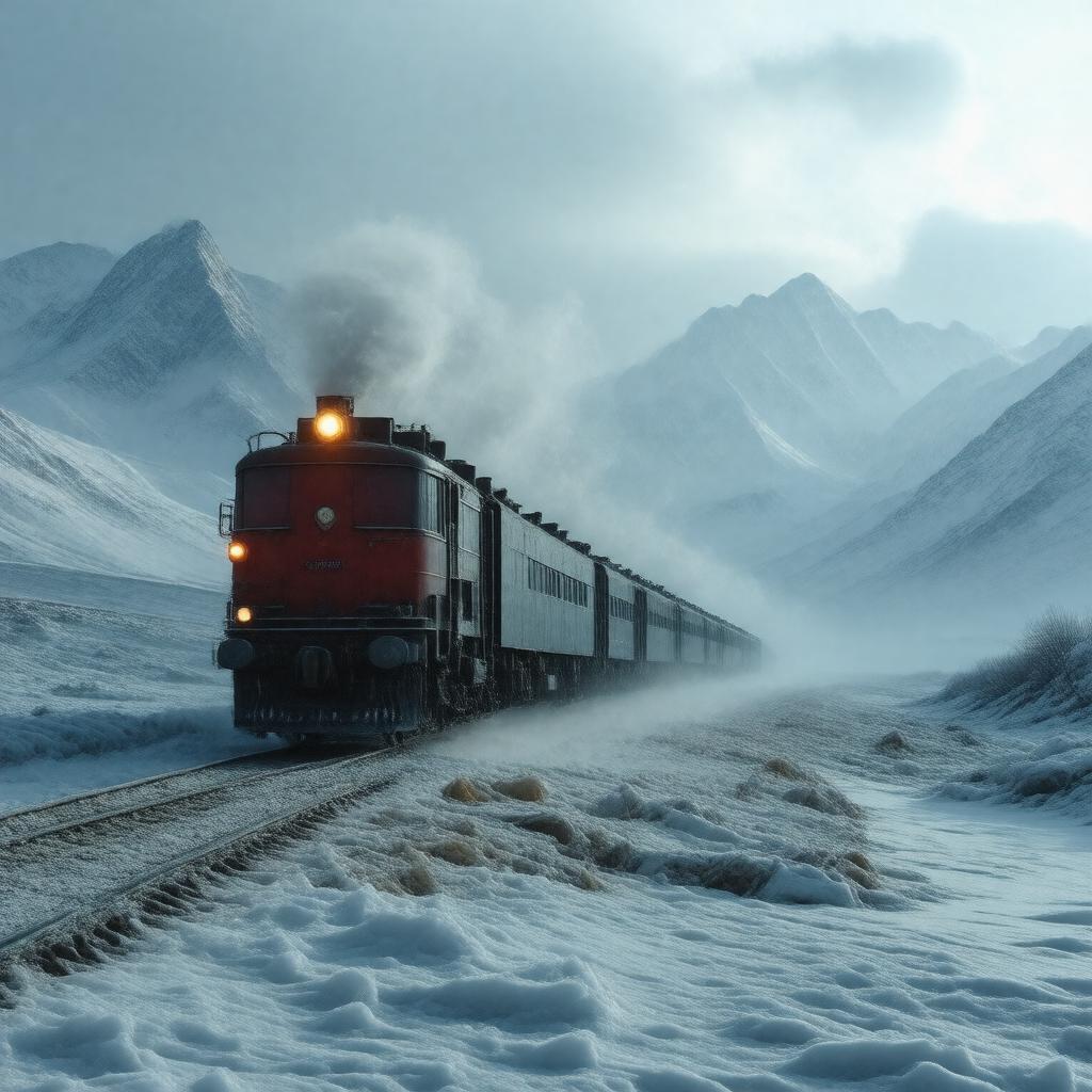 AI-created image of Snowpiercer